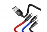 Kabl 3u1 USB - USB C Lightning micro USB 3.5A